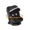 Moni Pilot 0-36kg autósülés isofix 360, bőr, napellenző fekete