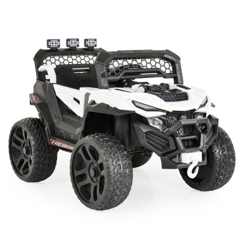 Moni Bo dust dy-8888 elektromos autó, 4mororos, 12v/7a, 115cm buggy fehér