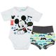 Disney Mickey fiú nyári 2 részes body/short szett Bajusz