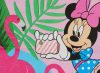 Disney Minnie flamingós, csillámos kislány nyári top