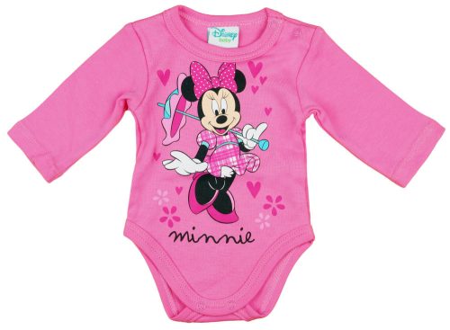 Disney Minnie hosszú ujjú body pink