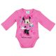 Disney Minnie hosszú ujjú body pink