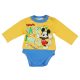 Disney Mickey "Happy times" hosszú ujjú baba body sárga