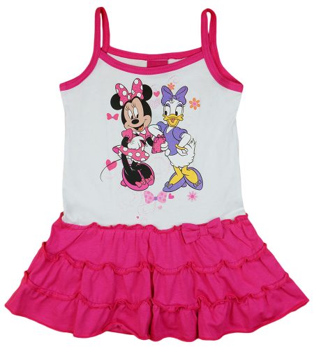 Disney Minnie és Daisy kacsa spagetti pántos fodros pamut ruha