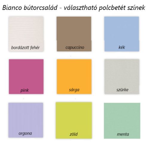 Todi Bianco - színes polcbetétek - 1 db