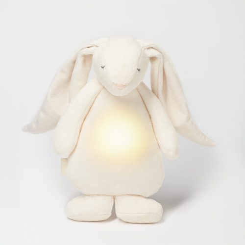 Moonie - Snuggle buddy dallammal és lámpával nyuszi Cream