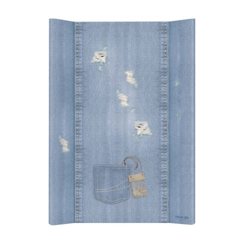 Ceba pelenkázó lap puha 2 oldalú 50x70cm-Denim style shabby kék