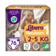 Libero Newborn 1 pelenka 2-5kg Jumbo Pack 76db 