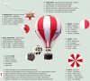 Super Hőlégballon XXL – Világosszürke