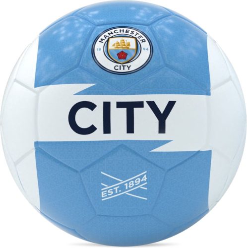 Manchester City labda kék-fehér