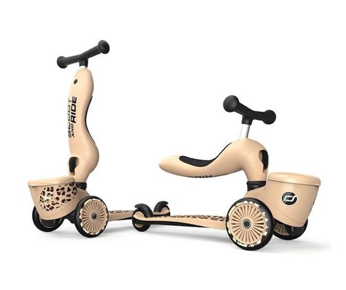 Scoot and Ride Highwaykick 1 Lifestyle 2in1 Kismotor/ Roller- Leopárd