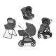 Inglesina Aptica Darwin Recline 4in1 Velvet Grey kombinált babakocsi