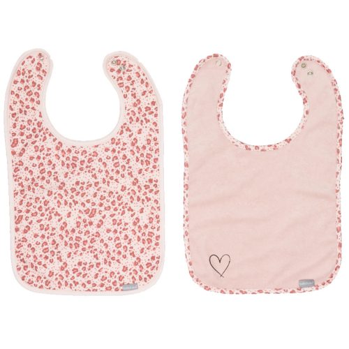 Előke 2 db Bébé-Jou Leopard Pink