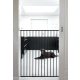 Pet Gate Streamline védőrács, fekete fém 63,5-107 cm