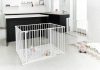 BabyDan Square playpen fehér járóka + matrac