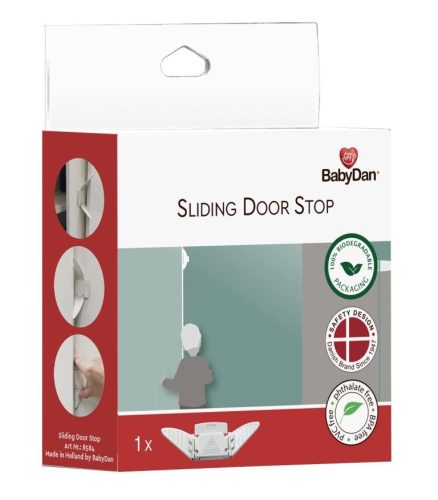 BabyDan Sliding Door Stop zár tolóajtóra, szekrényajtóra, BIO