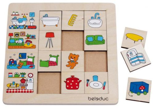 Beleduc Otthonunk - Szortírozó Puzzle 24 hó+