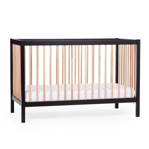 Childhome COT 97 - Babaágy - 120x60Cm Fekete / Fa