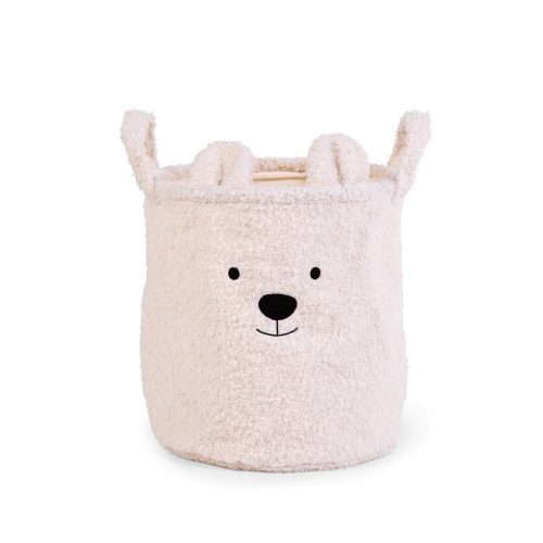 Childhome Teddy Kosárka- 30x30x30 Cm - Törtfehér