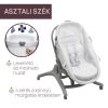 Baby Hug PRO 5in1 bölcső-etetőszék-szék 0-15 kg , 0-3 év - Chicco