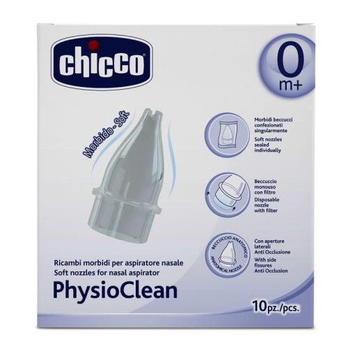 PhysioClean manuális szívósíphoz alkatrész  - 10 db csecsemő orrtisztítás - Chicco