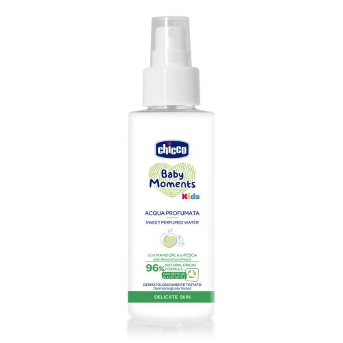 Édes illatos víz 100 ml - Baby Moments Kids mandula és őszibarack kivonattal - Chicco