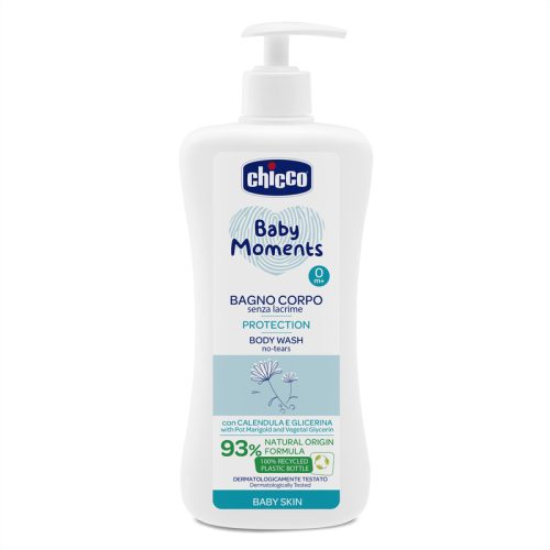 Fürdető Protection 750 ml - könnymentes Baby Moments körömvirág és növényi glicerin - Chicco