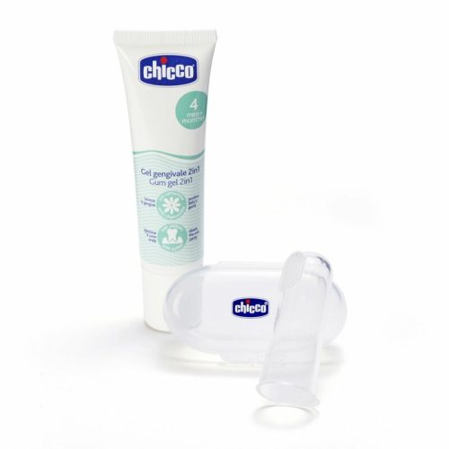 Oral Gel Set - Ínytisztító gél szett ujjfogkefével és tartótokkal - Chicco