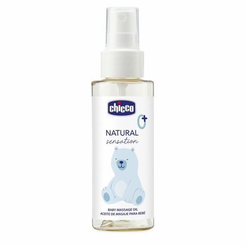 Masszázs babaolaj 100 ml Natural Sensation ideális száraz bőrre - Chicco