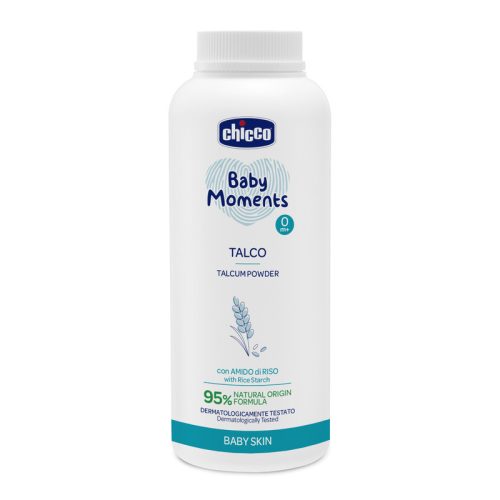 Hintőpor 150 gr rizskeményítővel Baby Moments nedvszívó, frissít, véd - Chicco