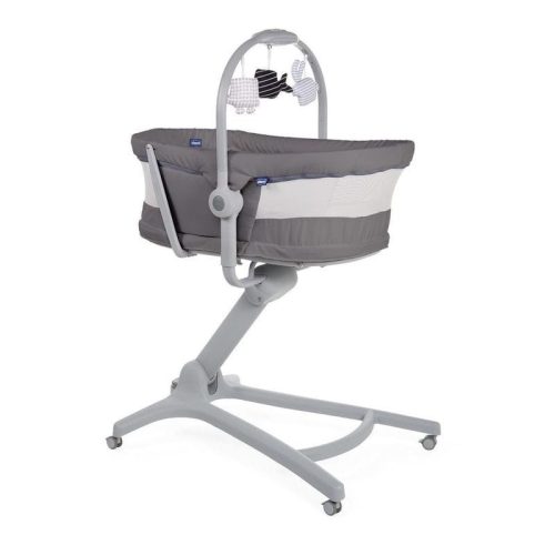 Chicco Baby Hug Air 4in1 bölcső-pihenő-etetőszék-fotel - Dark grey