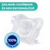 Mini Soft cumi 0-2 hó, 2 db kék - transzparens - Chicco