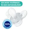 Physio Forma® Comfort szilikon cumi, 1db, 0-6 hó sterilizálható tok - Chicco