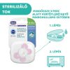 Physio Forma® Comfort szilikon cumi 1 db, 6-16 hó sterilizálható tok - Chicco