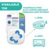 Physio Forma® Comfort szilikon cumi, 1 db, 6-16 hó sterilizálható tok - Chicco