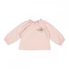 Little Dutch hosszú ujjú felső hímzéssel soft pink 68