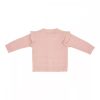 Little Dutch kötött kardigán kis virágok soft pink 86