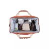 Childhome MOMMY BAG ® NURSERY BAG - SIGNATURE - VÁSZON - TERRACOTTA