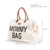 Childhome "Mommy Bag" Táska - Törtfehér/Fekete