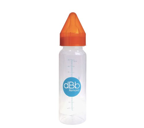 Dbb cumisüveg 270 ml, újszülött szilikon cumi, Orange