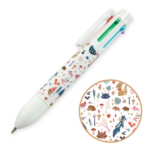 Hatszínű golyóstoll - Lucille rainbow pen, 6 colors