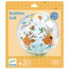 Djeco felfújható labda, ∅ 35 cm - Csörgő-zörgő labda - Bubbles ball