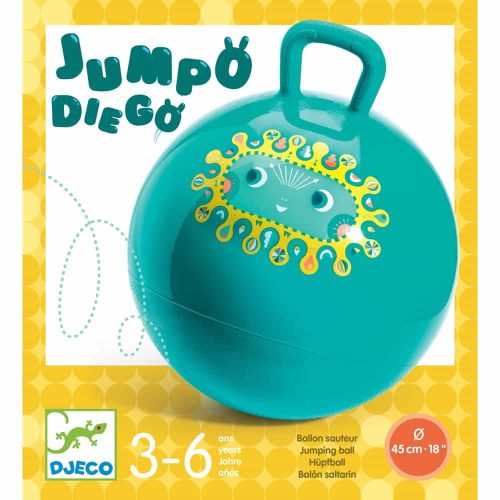 Djeco Ugrálólabda, ∅ 45 cm - Jumpo Diego - Jumpo Diego