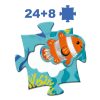 Djeco Óriás puzzle - Tengerlakók, 24+8 db-os - Taktilo sea