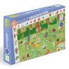 Djeco megfigyeltető puzzle - Kisbarátok a kertben, 35 db-os - Little friends' garden - 35 pcs - FSC MIX