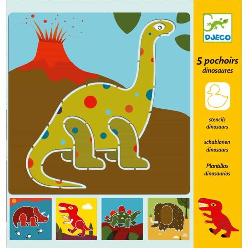 Djeco Rajzsablonok - Dínók - Dinosaurs