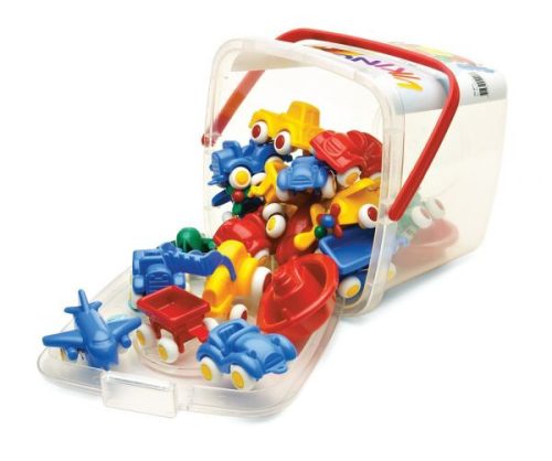 Viking Toys  Járművek vödörben - 20 db-os - Vikingtoys 12hó+