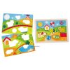 Hape Hape Bébi puzzle, vidéki táj 3 az 1-ben - 12 hó+