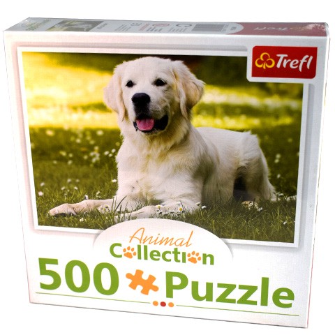 Trefl: Animal Collection: Golden Retriever puzzle - 500 db