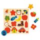 Hape Fogantyús puzzle - Sziluett, GOULA 24 hó+